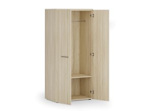 kancelarska satni skrin primo wood 1 police satni tyc 800 x 500 x 1781 mm dub prirodni 83478