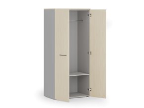 kancelarska satni skrin primo gray 1 police satni tyc 800 x 500 x 1781 mm seda briza 83469