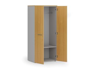 kancelarska satni skrin primo gray 1 police satni tyc 800 x 500 x 1781 mm seda buk 83466