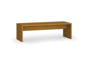 Šatní lavice, zesílená, délka 1500 mm, třešeň