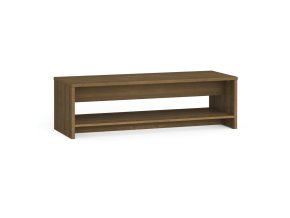 satni lavice s polici na boty zesilena delka 1500 mm orech 105269