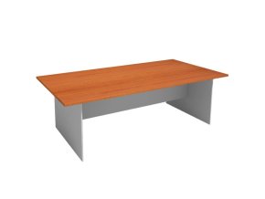Jednací kancelářský stůl PRIMO GRAY, 240x120 cm, šedá/třešeň