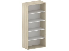 kancelarsky regal future 850 x 450 x 1900 mm bila dub 88170