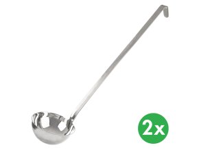 Naběračka GASTRO, 54 cm, 0,5 l, nerez, 2 ks