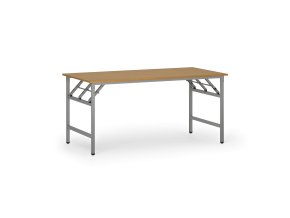 konferencni stul fast ready 160x80 cm sedostribrna podnoz buk 93745