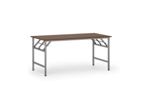 konferencni stul fast ready 160x80 cm sedostribrna podnoz orech 93747