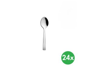 Lžička mocca PLAIN, nerez, 24 ks