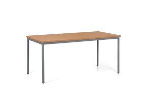 Jídelní stůl TRIVIA, 160x80 cm, tmavě šedá podnož, buk
