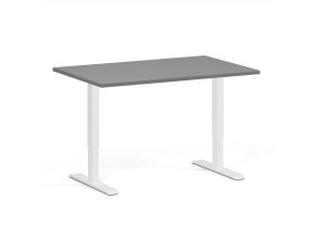 vyskove nastavitelny stul 120x80 cm 1 motor bila podnoz grafit 106044