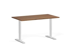 vyskove nastavitelny stul 140x80 cm 1 motor bila podnoz orech 99113