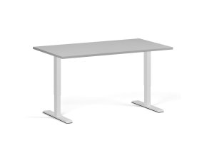 vyskove nastavitelny stul 140x80 cm 1 motor bila podnoz seda 99095