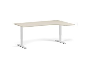 rohovy vyskove nastavitelny stul 180x120 cm 1 motor l p bila podnoz briza 100012