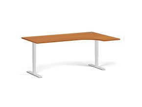 rohovy vyskove nastavitelny stul 180x120 cm 1 motor l p bila podnoz tresen 100028