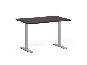 vyskove nastavitelny stul 120x80 cm 1 motor seda podnoz wenge 101421