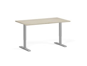 vyskove nastavitelny stul 140x80 cm 1 motor seda podnoz dub prirodni 101825
