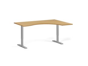 ergonomicky vyskove nastavitelny stul 160x120 cm 1 motor l p seda podnoz buk 101935