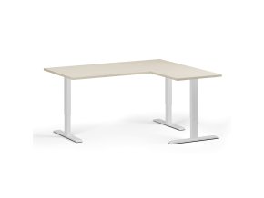 rohovy vyskove nastavitelny stul 160x140 cm 3 motory l p bila podnoz briza 102610
