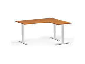 rohovy vyskove nastavitelny stul 160x140 cm 3 motory l p bila podnoz tresen 102614