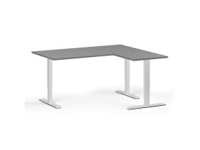 rohovy vyskove nastavitelny stul 160x140 cm 3 motory l p bila podnoz grafit 106457
