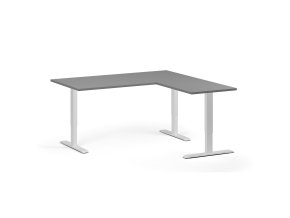 rohovy vyskove nastavitelny stul 160x160 cm 3 motory l p bila podnoz grafit 106458