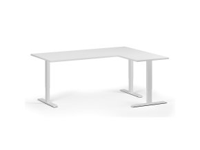 rohovy vyskove nastavitelny stul 180x140 cm 3 motory l p bila podnoz bila 103522