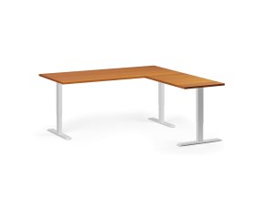 rohovy vyskove nastavitelny stul 180x180 cm 3 motory l p bila podnoz tresen 103387