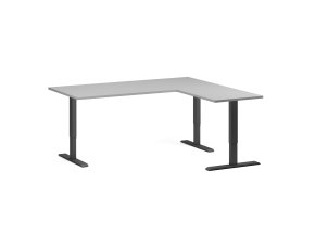 rohovy vyskove nastavitelny stul 180x160 cm 3 motory l p cerna podnoz seda 102724