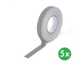 protiskluzova paska jemne zrno 25 mm x 18 3 m baleni 5 ks seda 116349