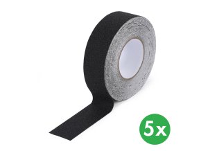 protiskluzova paska jemne zrno 50 mm x 18 3 m baleni 5 ks cerna 116713