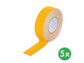 protiskluzova paska jemne zrno 50 mm x 18 3 m baleni 5 ks zluta 116716