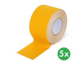 protiskluzova paska jemne zrno 100 mm x 18 3 m baleni 5 ks zluta 116731