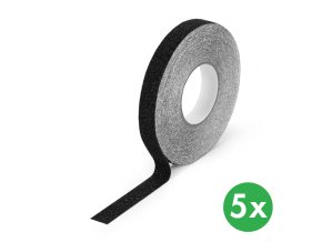 protiskluzova paska hrube zrno 25 mm x 18 3 m baleni 5 ks cerna 116709