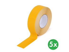 protiskluzova paska pro mokre prostredi 50 mm x 18 3 m baleni 5 ks vodeodolna zluta 116739