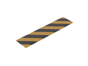 protiskluzovy pas hlinikovy kopirovani struktury podkladu 150 x 610 mm cerna zluta 106419