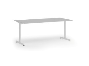 kancelarsky stul primo beta 180x90 cm bila podnoz seda 107975