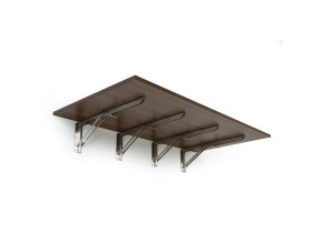 sklapeci stul na zed 120x60 cm nosnost 60 kg orech 113976