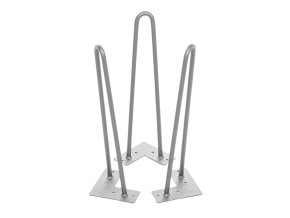podnoz hairpin dvojita 410 mm sedostribrna 114123