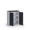 dilenska skrin nizka na naradi kovos 2 police 950 x 600 x 1180 mm grafit 139780
