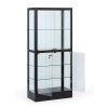prosklena vitrina 1800 x 800 x 400 mm cerna 143401