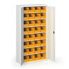 skrin s plastovymi boxy basic 1800 x 400 x 920 mm 32xc seda sede dvere 143586