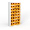 regal s plastovymi boxy basic se zadni stenou 1800 x 400 x 920 mm 32x box c 140599