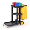 profesionalni uklidovy vozik se 4 kbeliky a pytlem 1120 470 1100 mm 144363