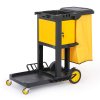profesionalni uklidovy vozik s drzaky mopu skrinkou a pytlem s vikem 1120 710 990 mm 144318