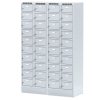satni skrinka s uloznymi boxy na soklu 20 boxu 1920 x 600 x 500 mm otocny zamek oranzove dvere 126170