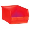 Plastové boxy BASIC, 305 x 480 x 177 mm, 12 ks, červené
