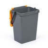 plastovy odpadkovy kos pro trideni odpadu seda zluta 35 l 117066