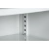 dilenska policova skrinka na naradi kovona 3 police 1 zasuvka demontovana 450 x 400 x 1000 mm sede dvere 39759