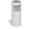 Kovový venkovní popelník 20 l, bílý