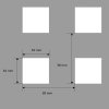 zavesna skrinka do dilny gd 600 x 1190 x 200 mm 2 dvere perforovany panel na naradi 6 polic modra 93983