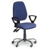 Kancelářská židle COMFORT s područkami, modrá